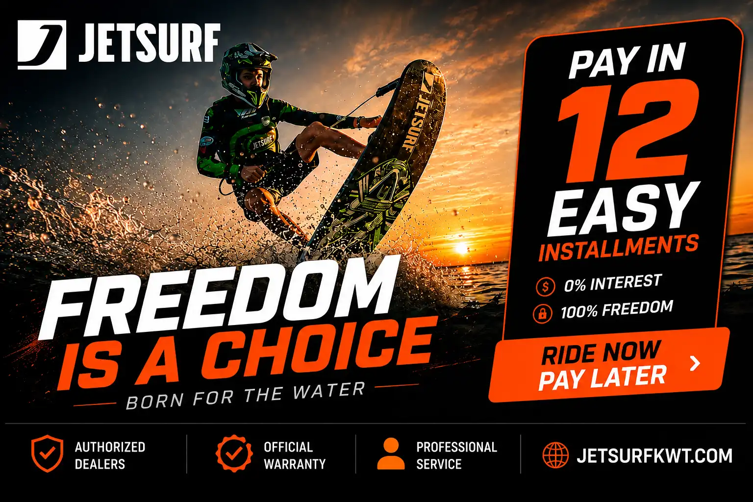 Jetsurf product promotion