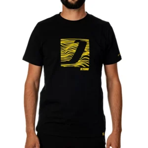 T-SHIRT SYMBOL BLACK/YELLOW