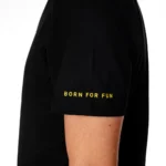 T-SHIRT SYMBOL BLACK/YELLOW
