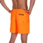 Swimshort fluo orange/black